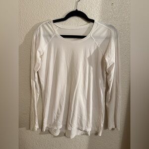 Lululemon  Cream Long Sleeve Women's Top